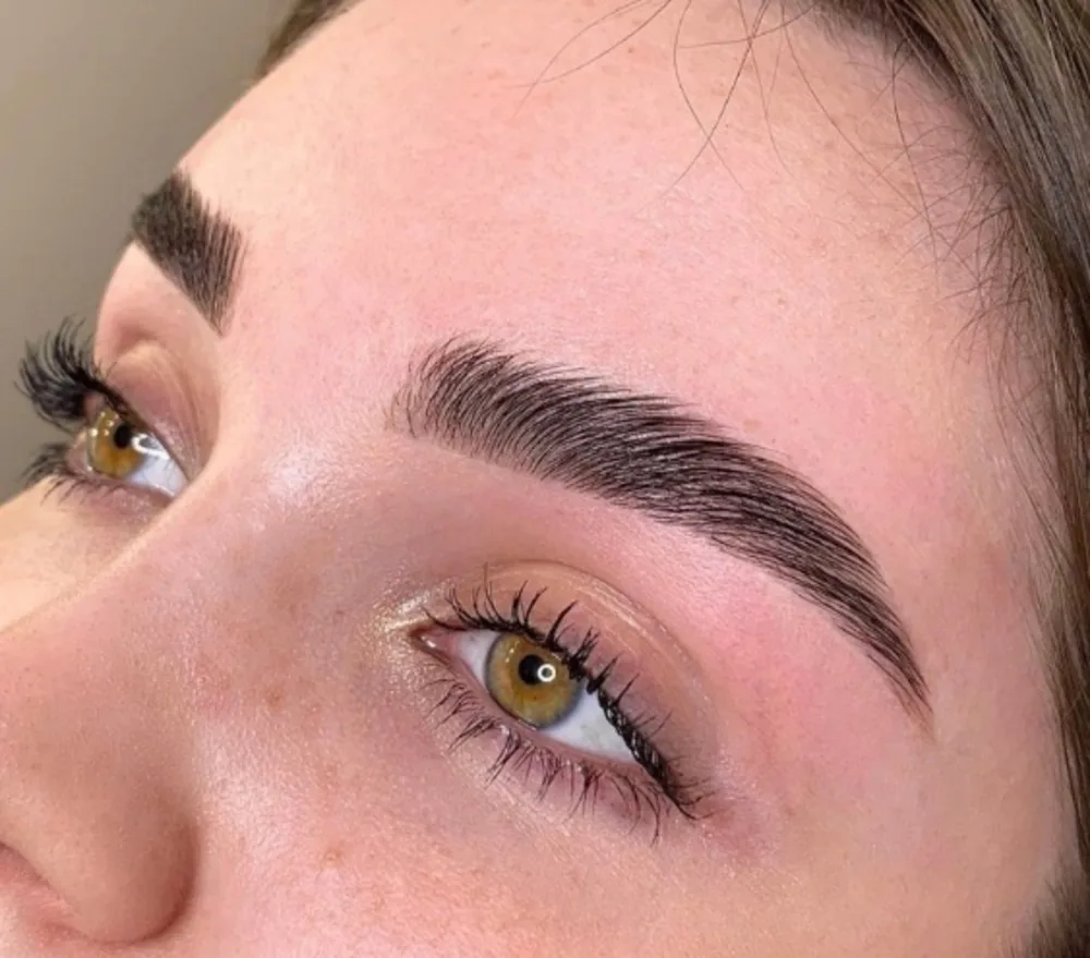 Laminación de cejas más tinte híbrido